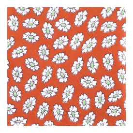 1950's Flower Power Pocket Square