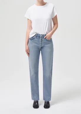 AGoldE - Lana Mid Rise Vintage Straight in Sway