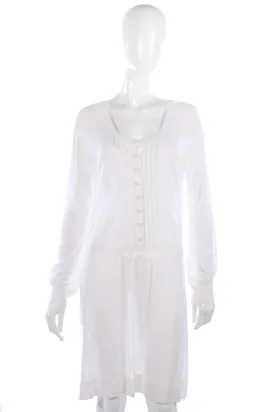 Day Birger white cotton knitted tunic dress size M