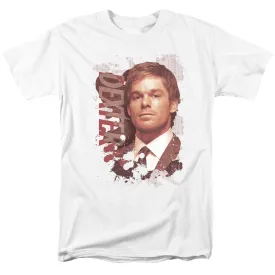 Dexter Splatter Mens T Shirt White