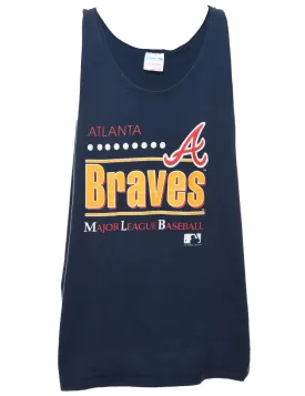 MLB Atlanta Braves Navy, Red & White Sports Vest - XXL