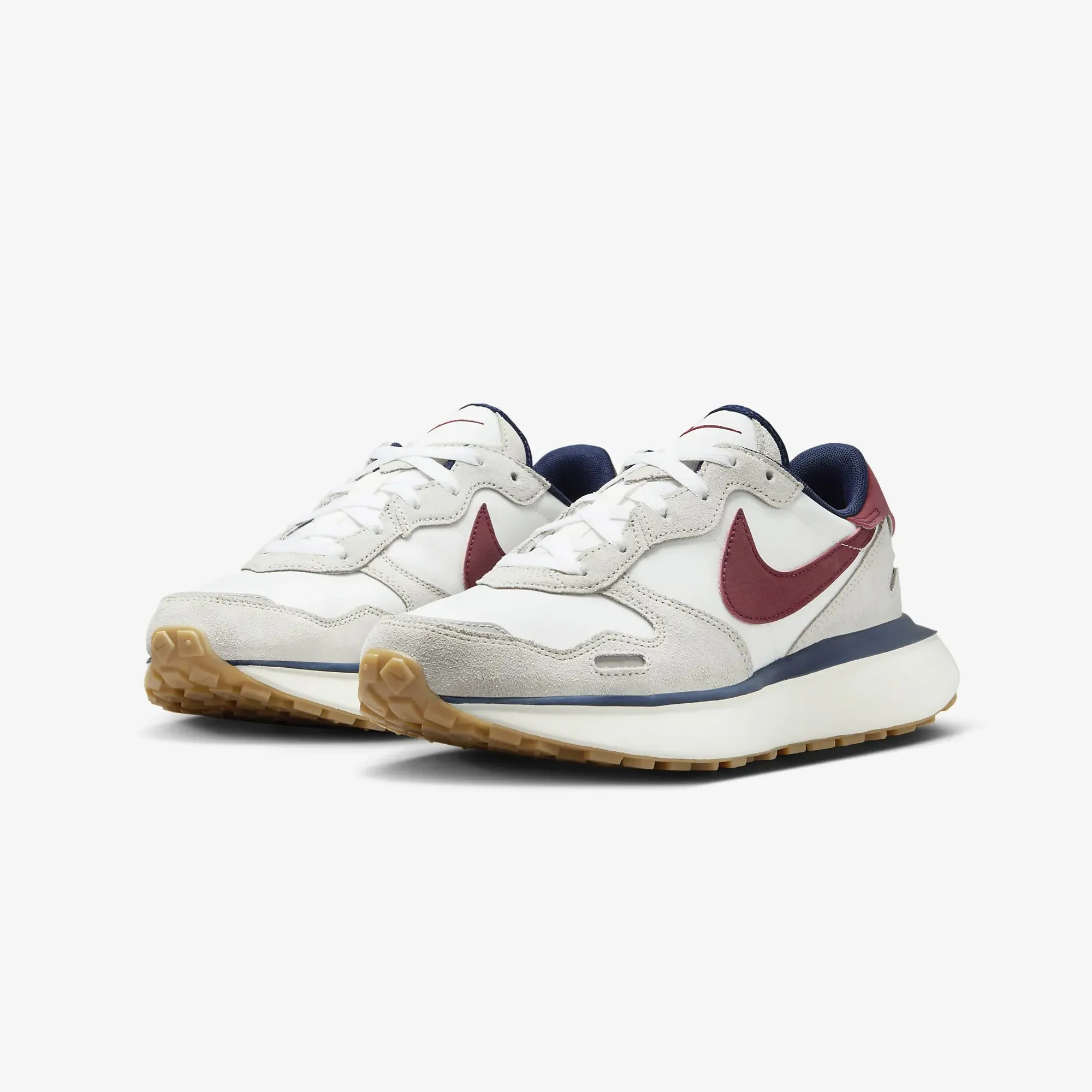 Nike | WMN'S PHOENIX WAFFLE  { LIGHT BONE/TEAM RED-SAIL-MIDNIGHT NAVY