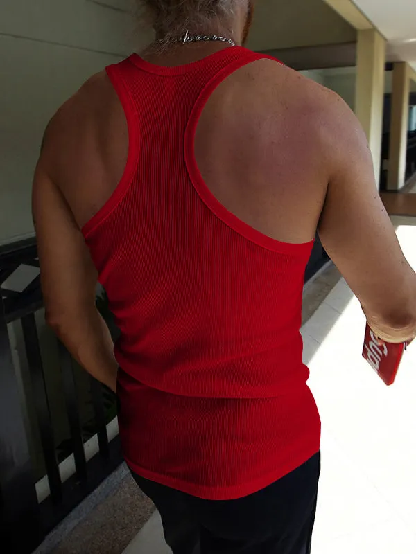 Slim Fit Casual Sports Thread Vest