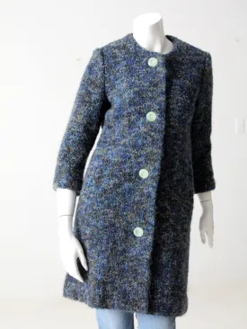 vintage 60s tweed coat